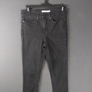 Levis Jeans Women 27 Black Denim 311 Shaping Skinny Stretch Mid Rise Pants